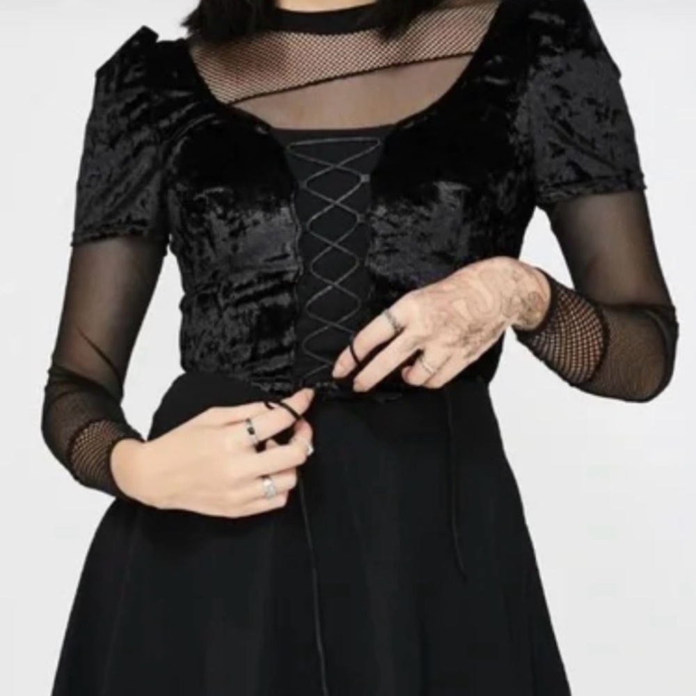 Dolls Kill +The Craft Velvet Minidress
